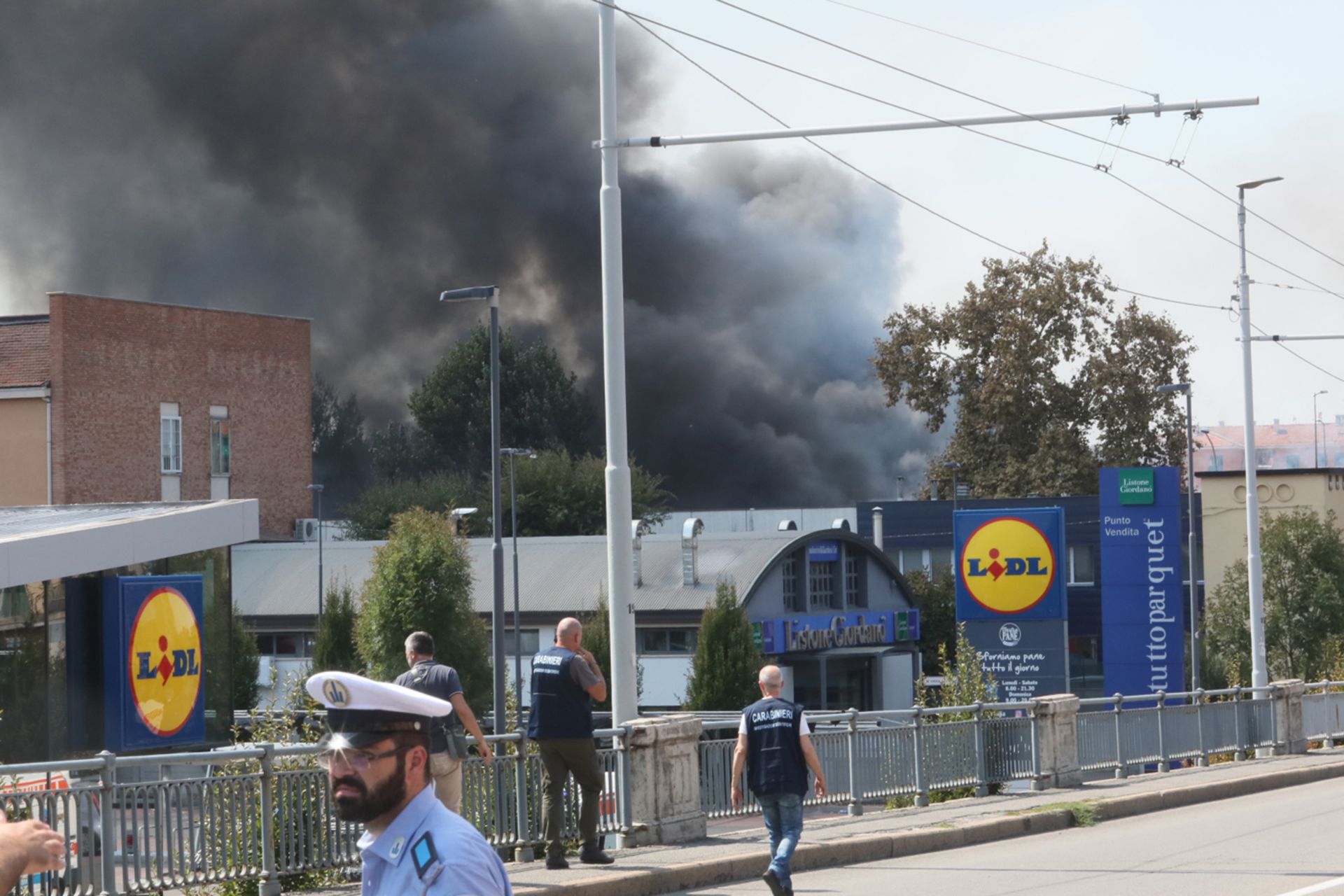 Експлозията на магистралата край квартала "Борго Панигале" 