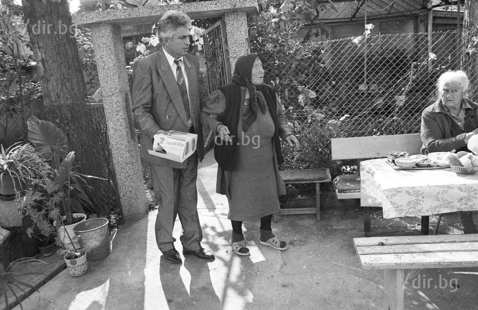 Ванга с осиновения си син Димитър Вълчев