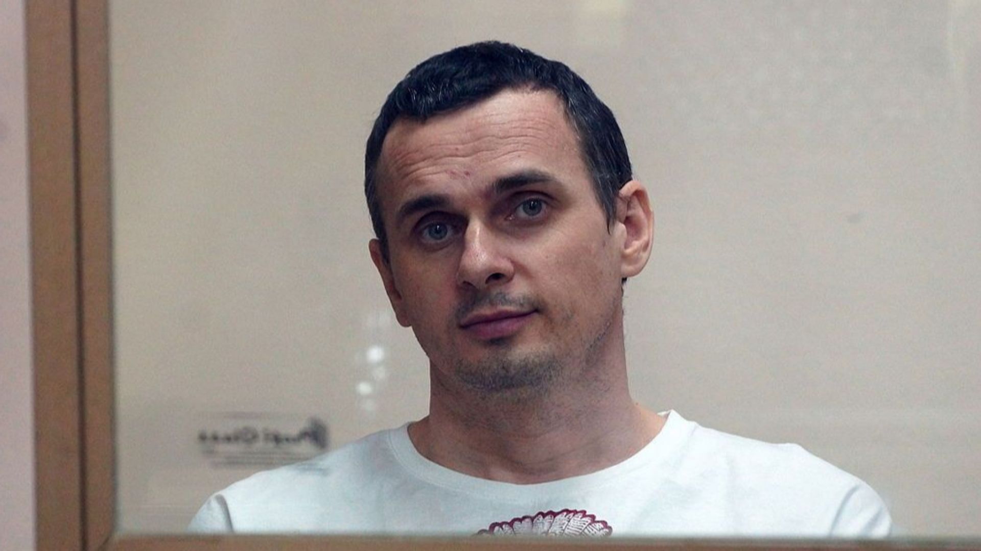 Украинският кинорежисьор Олег Сенцов излежаващ 20 годишна присъда в руски затвор