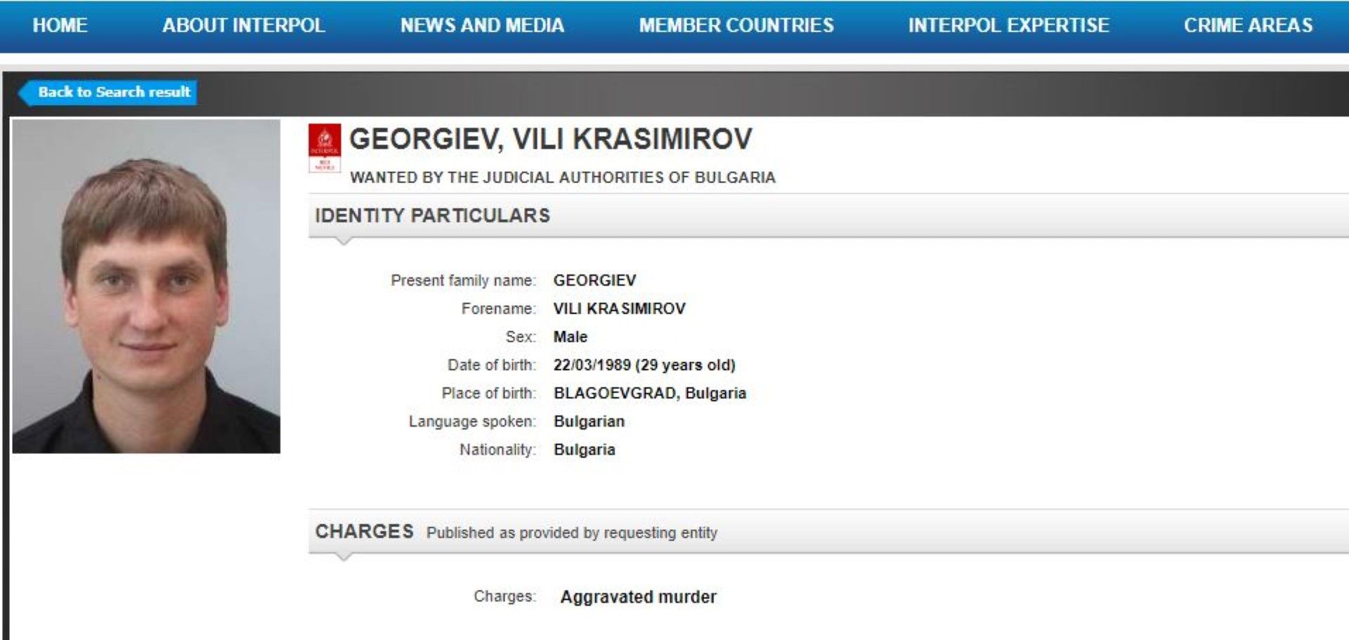 Вили Георгиев бе осъден на 18 години затвор