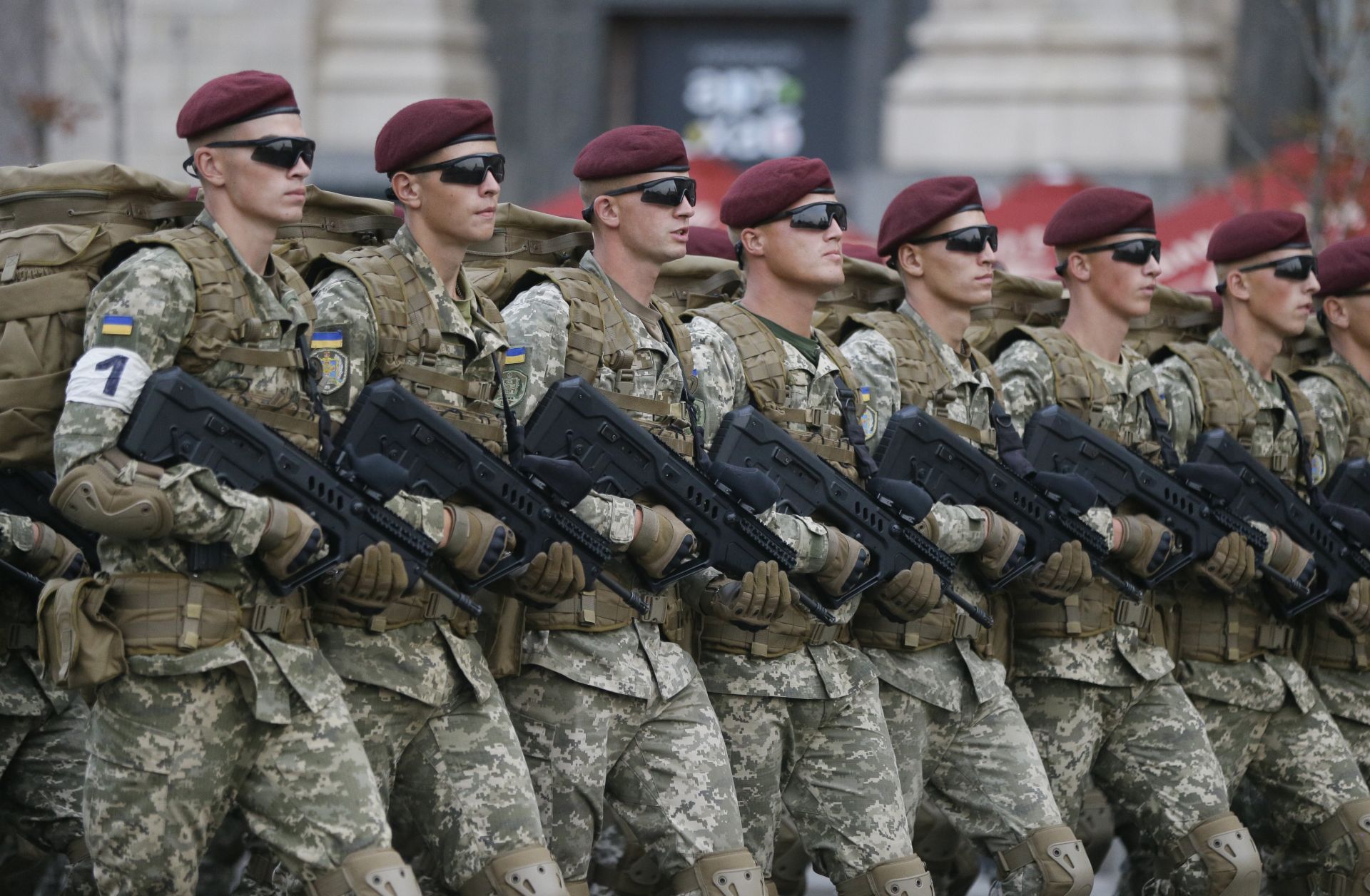 Репетиция за военния парад в Киев
