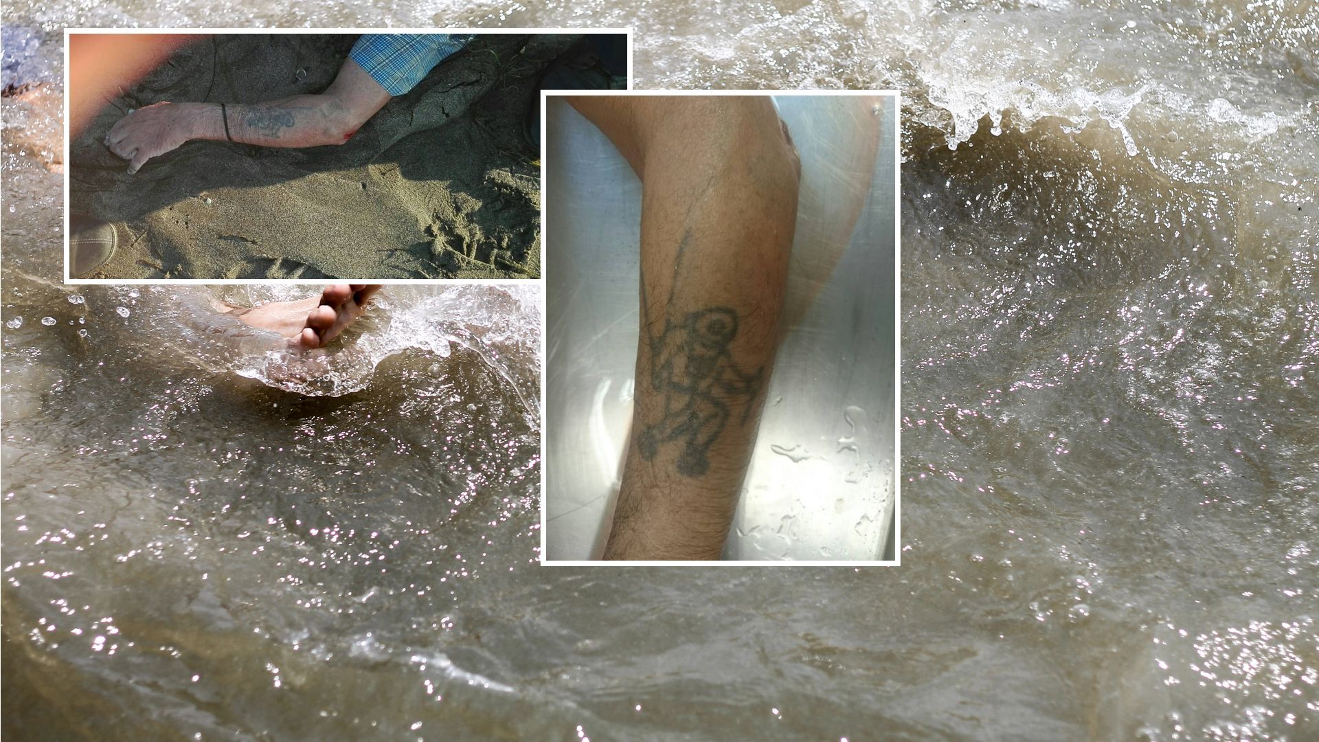 МВР пусна снимки на неразпознат удавник с татуировки (18+)