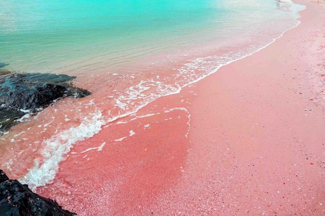 Розовият плаж в Сардиния