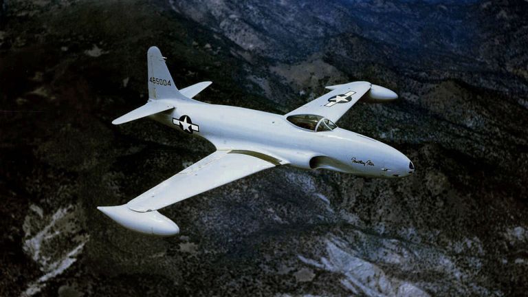 Първият реактивен самолет на САЩ (снимки)