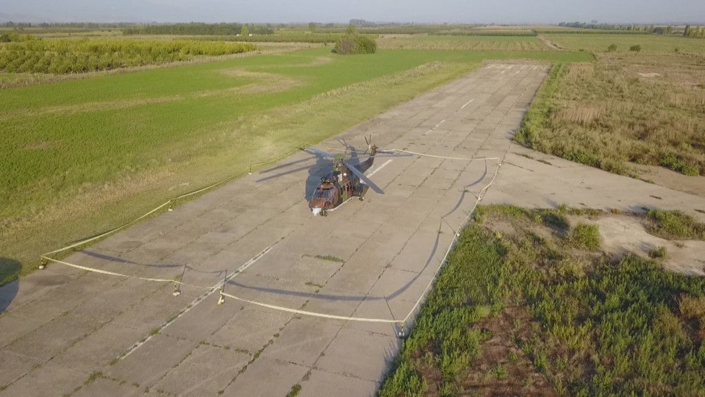 Хеликоптерът "Кугър" вече е прибран във вертолетната авиобаза „Крумово” за окончателен оглед