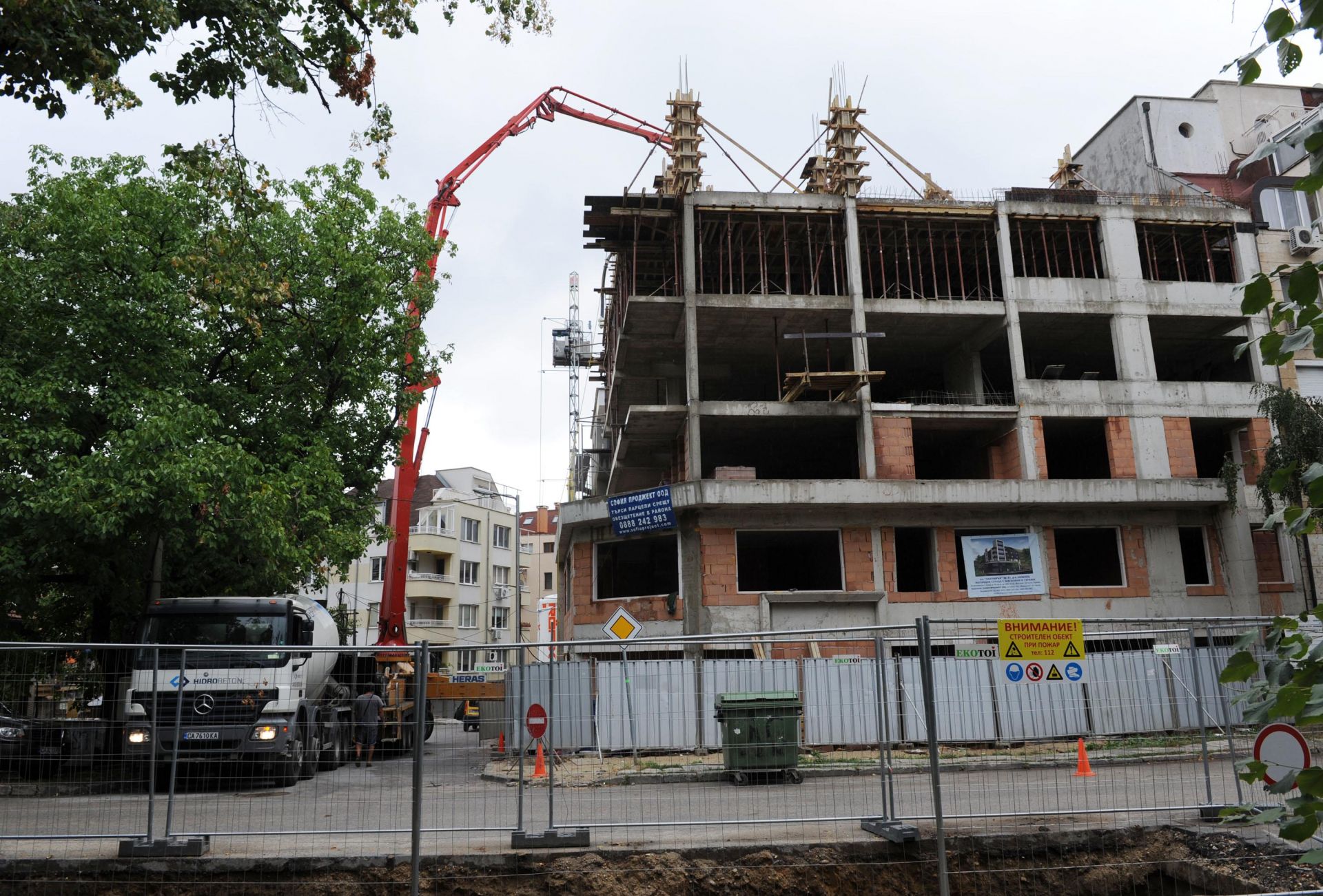 Цените на апартаментите ново строителство в София през първото тримесечие на годината са с 43,3% по-високи спрямо 2015 г.
