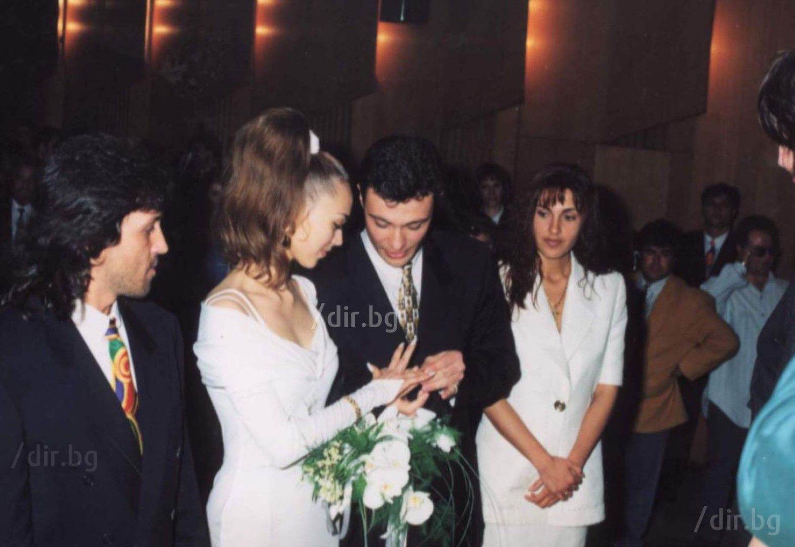  Кумуват Румен Маринов-Нарциса и брачната половинка му Биана Антонова-Биби. 