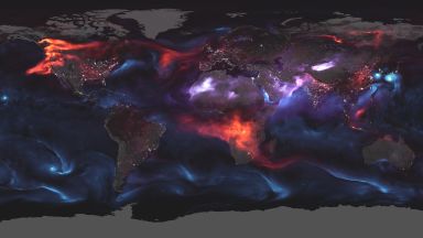 НАСА показа къде има най-много прахови частици
