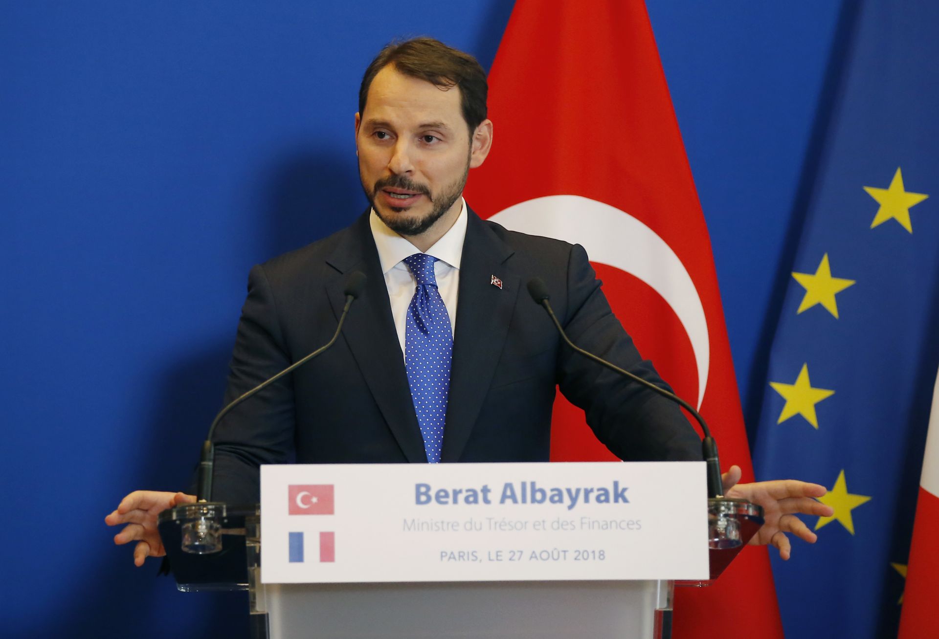 Финансовият министър на Турция Берат Албайрак