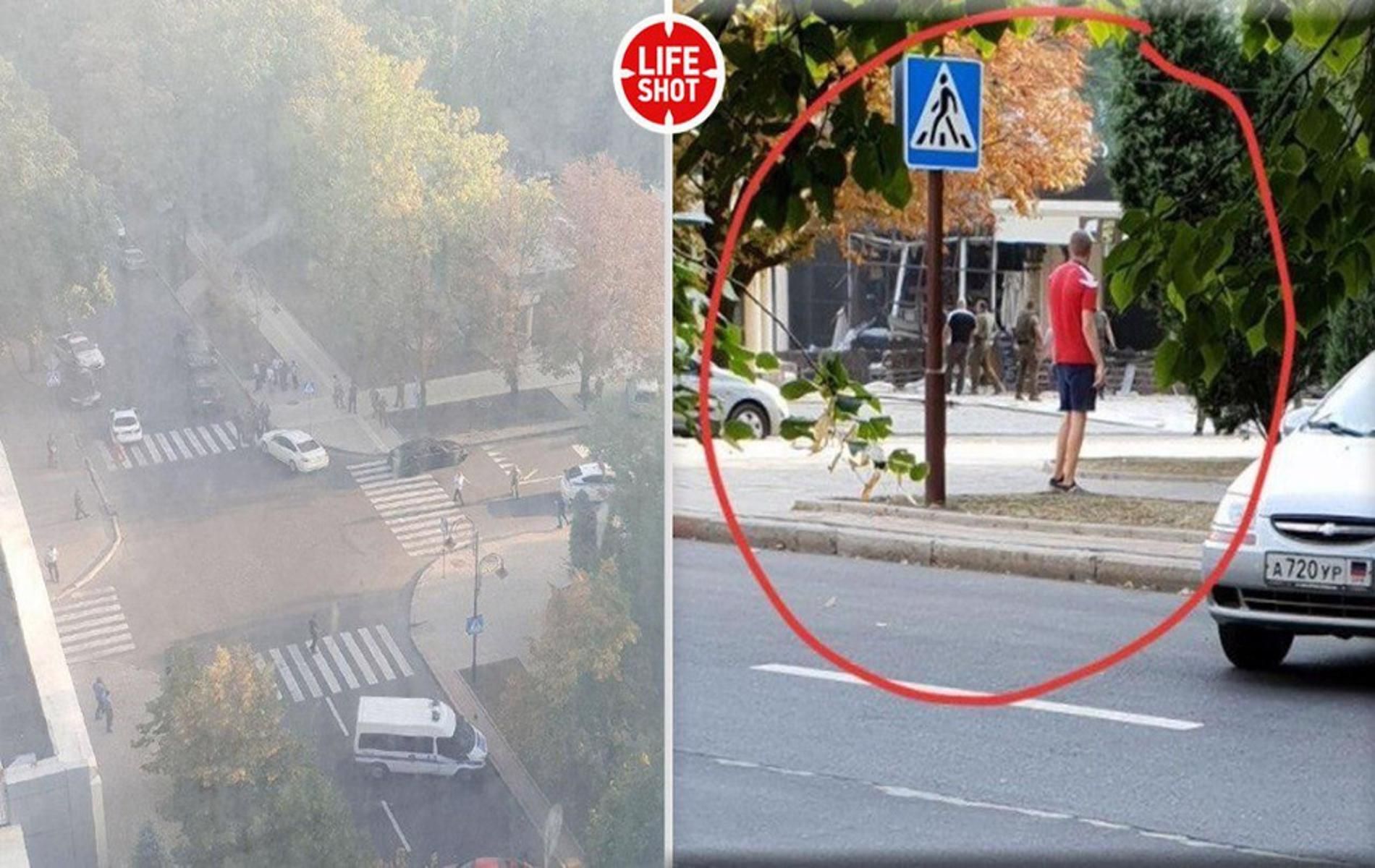 Взривът е станал на централна улица в Донецк
