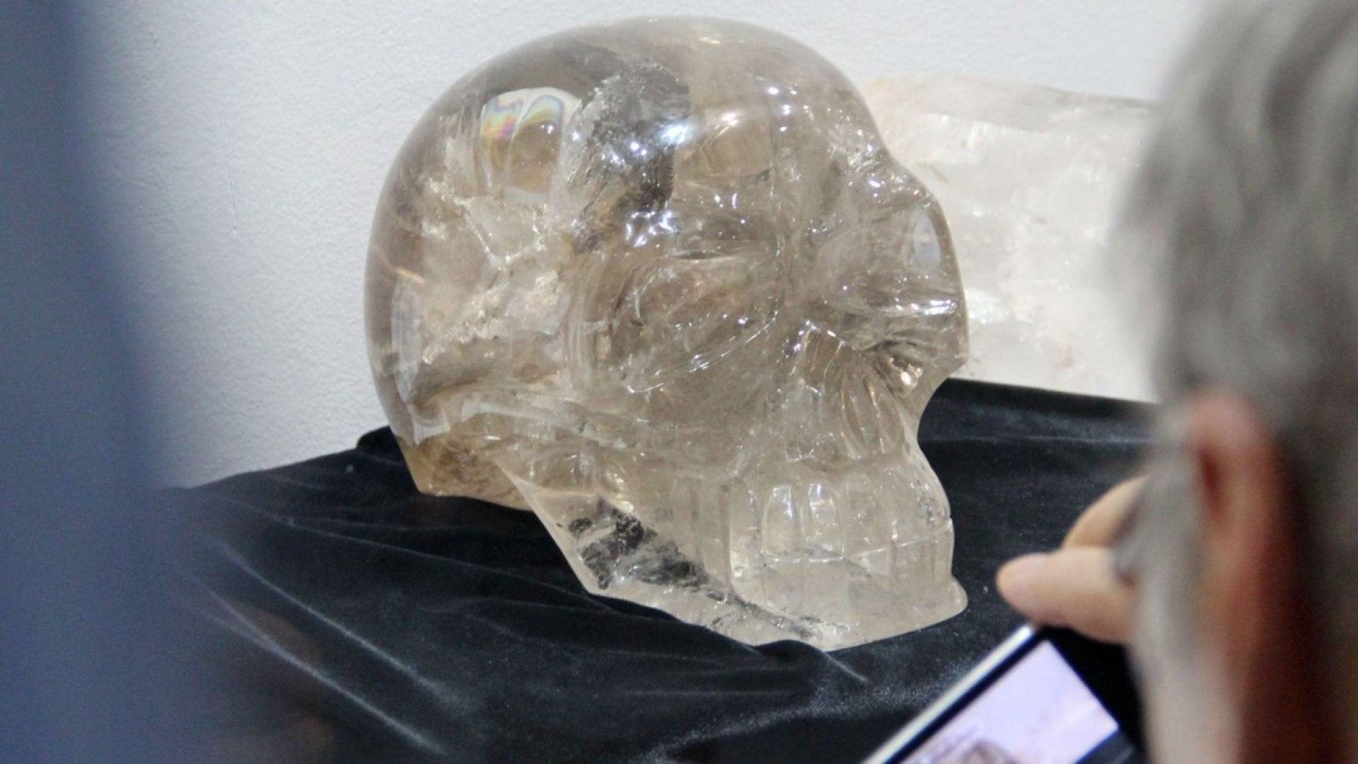 Вторият по големина в света кристален череп от Крузейро-Бразилия беше
