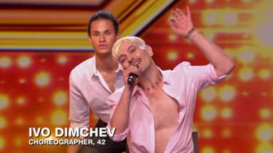 Скандалният Иво Димчев впечатли Роби Уилямс в британския X Factor