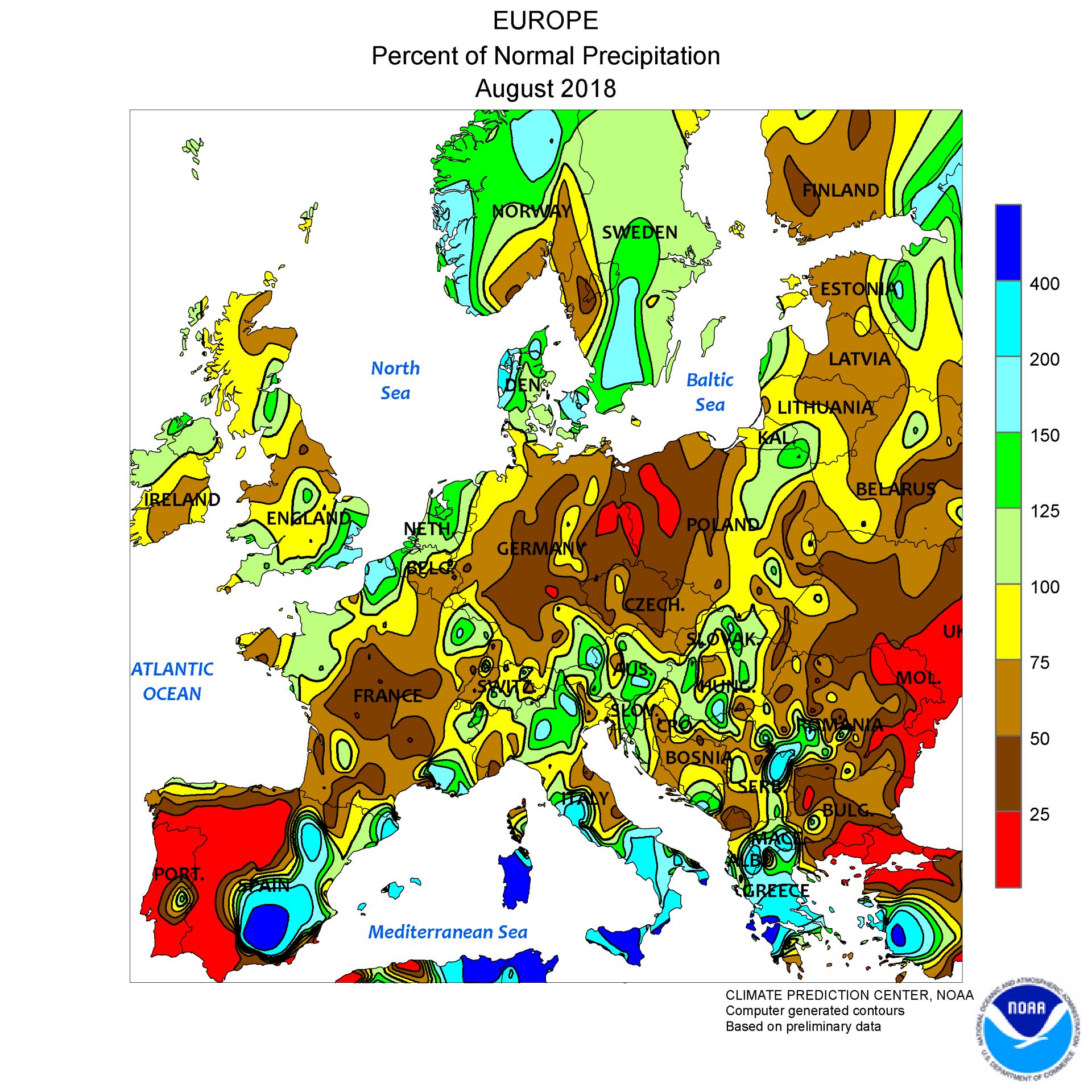 Август бе изключително сух - на места в страната паднаха под 25 на сто от обичайните валежи.
