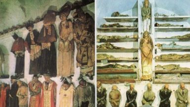 Манастир на капуцините в Палермо съхранява 8 000 мумии