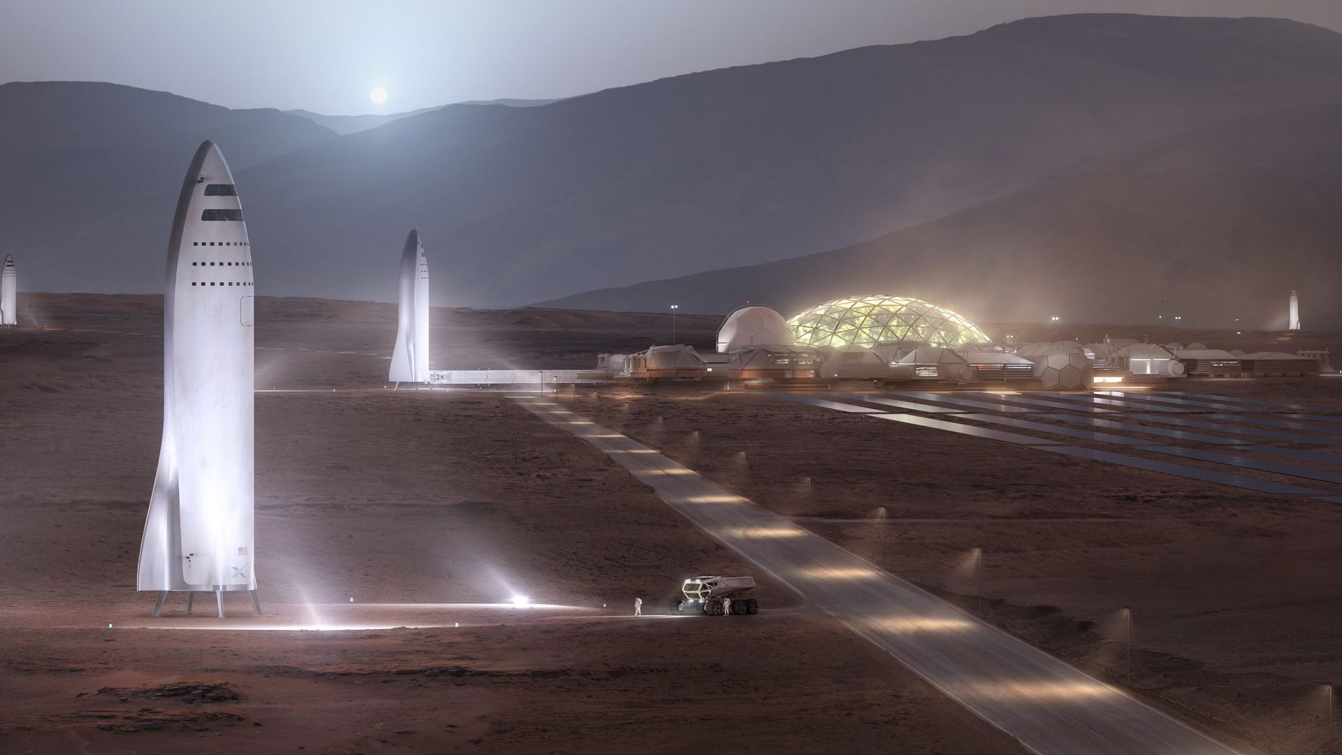 Илън Мъск: Първите хора на Марс ще живеят в стъклени куполи