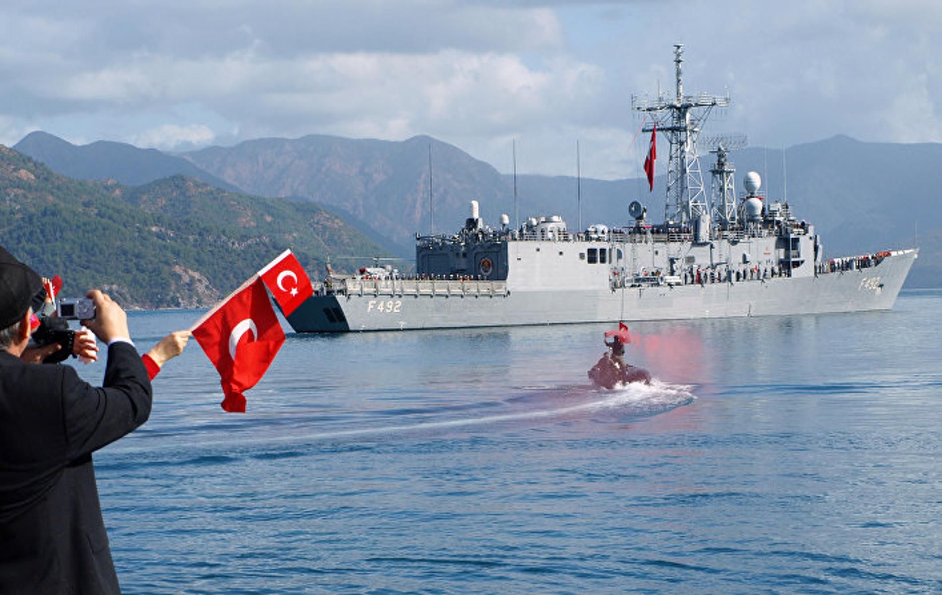 Турция поддържа силна военна флота в Източното Средиземноморие
