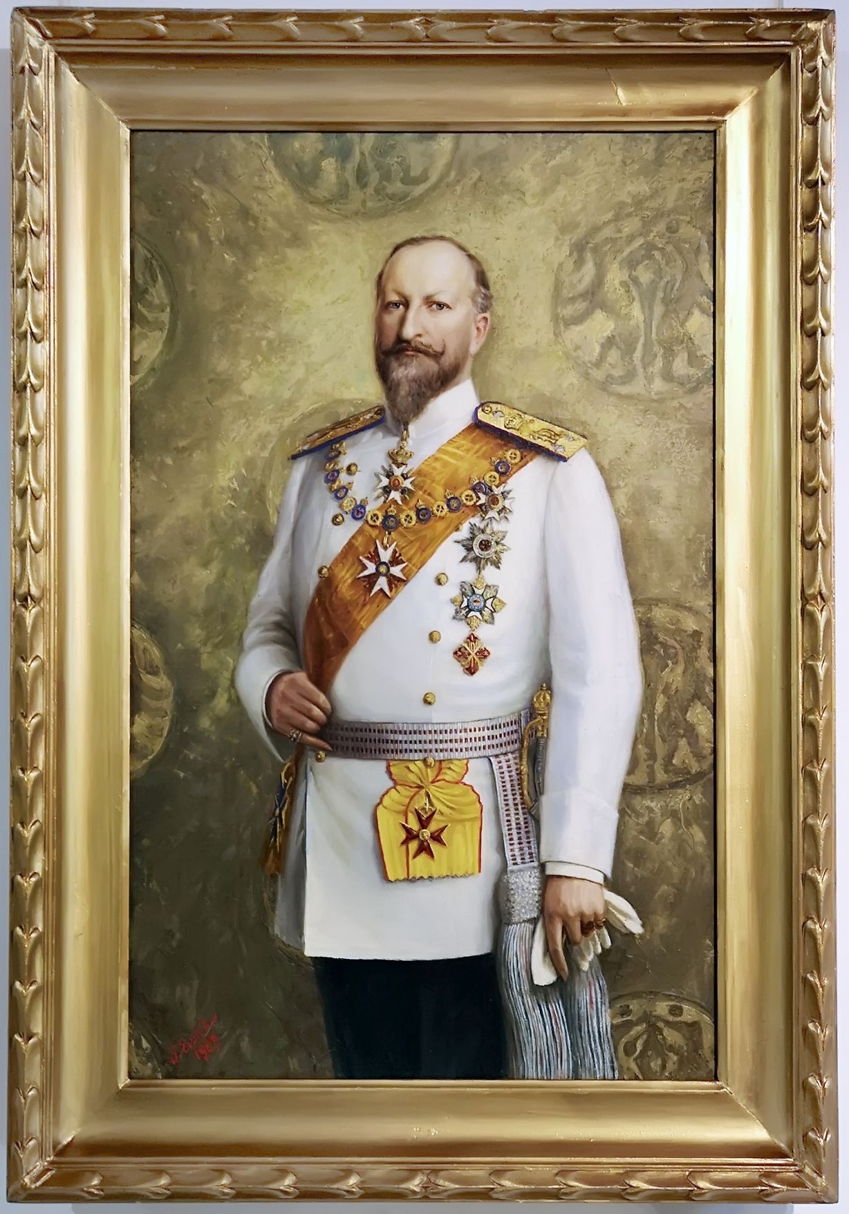 ÐоÑÑÑÐµÑ Ð½Ð° ФеÑдинанд I Ð¡Ð°ÐºÑ ÐобÑÑгоÑÑки, 1909 г., Ñ
Ñдожник Ð.ÐвÑÑаÑиев, ÐÐ (Снимка: ÐÐÐ) ÐоÑÑÑÐµÑ Ð½Ð° ФеÑдинанд I Ð¡Ð°ÐºÑ ÐобÑÑгоÑÑки, 1909 г., Ñ
Ñдожник Ð.ÐвÑÑаÑиев, ÐÐ