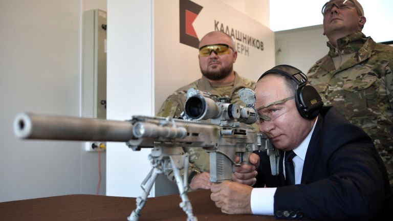 С какъв снайпер стреля Путин (снимки)