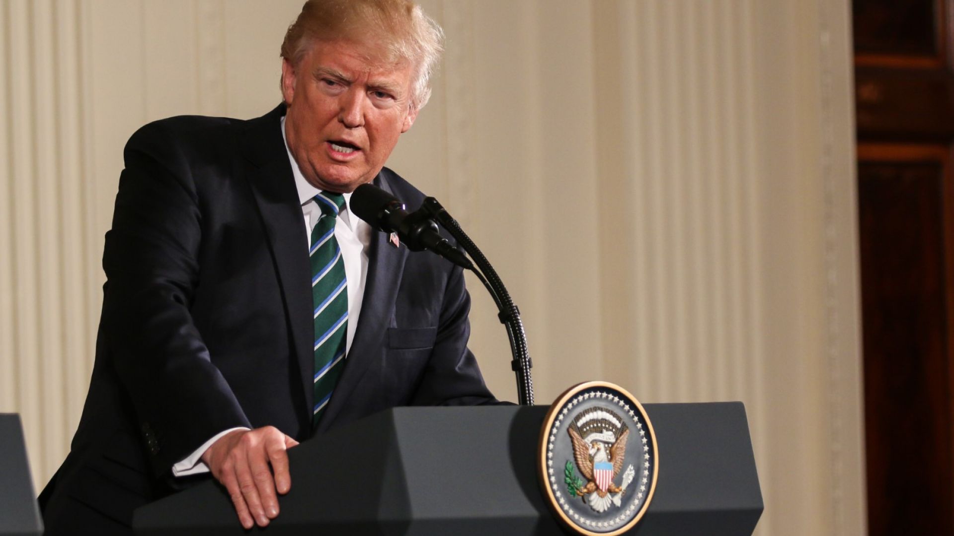 Говорейки по време на пореден митинг този път в щата