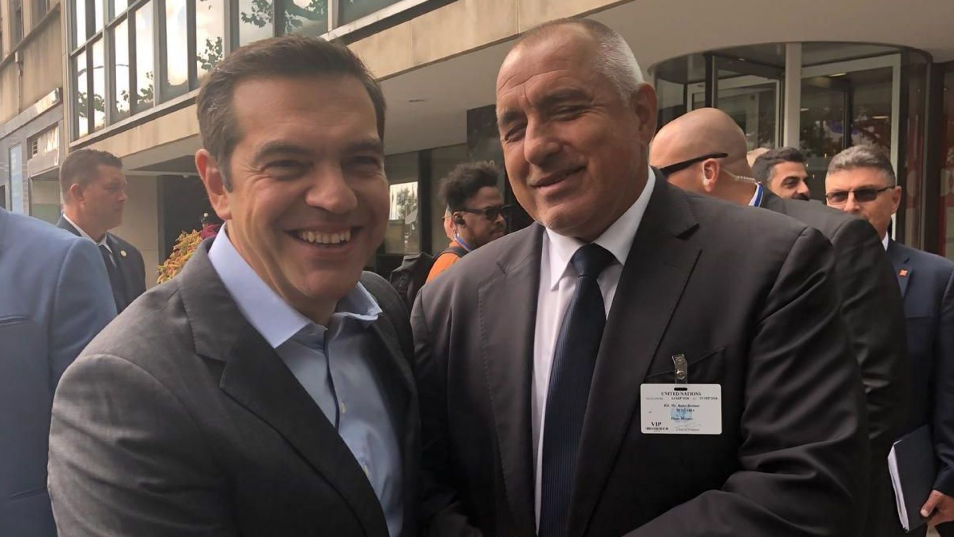Премиерът Бойко Борисов се е срещнал с гръцкия премиер Алексис