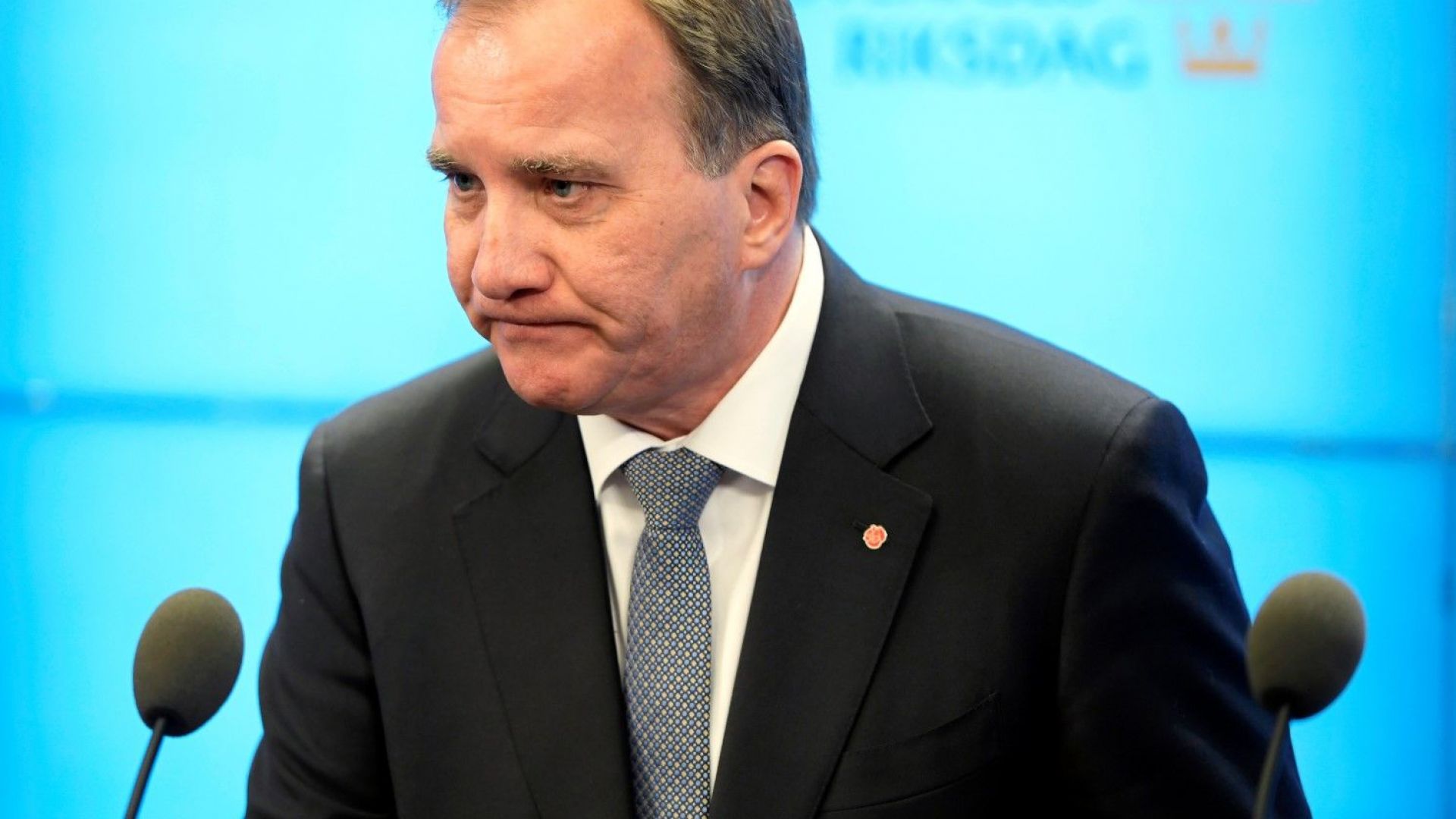 Премиерът на Швеция Стефан Льовен загуби днес парламентарен вот на