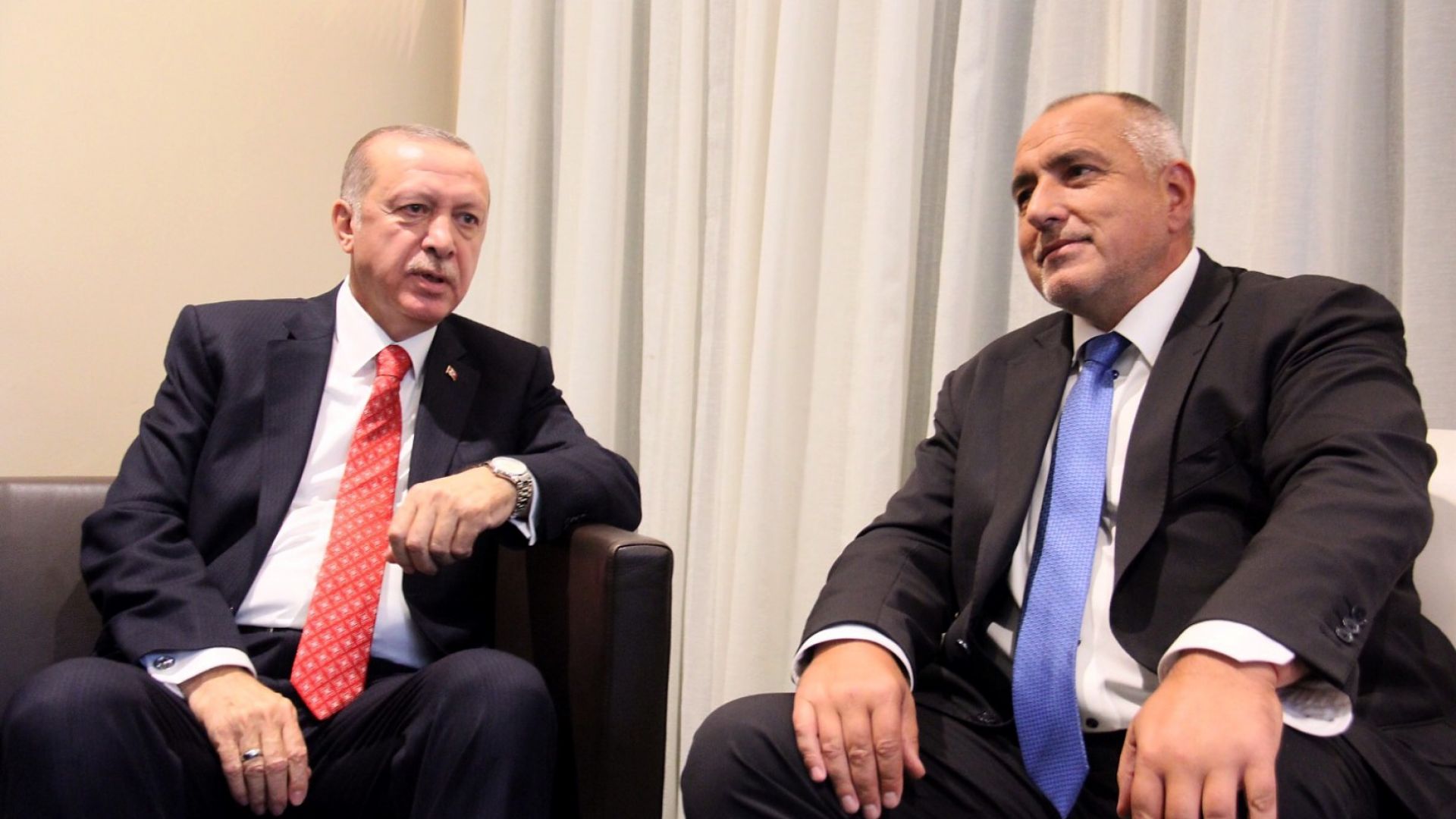 Министър-председателят Бойко Борисов и турският президент Реджеп Тайип Ердоган обсъдиха