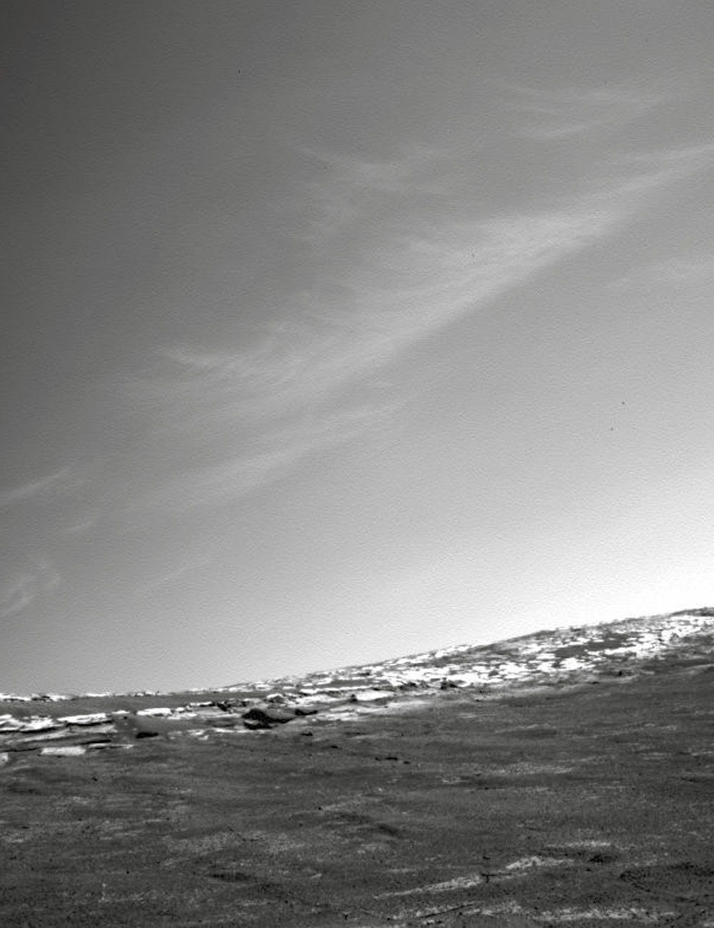 Облаци на Марс, заснети от "Опортюнити"
