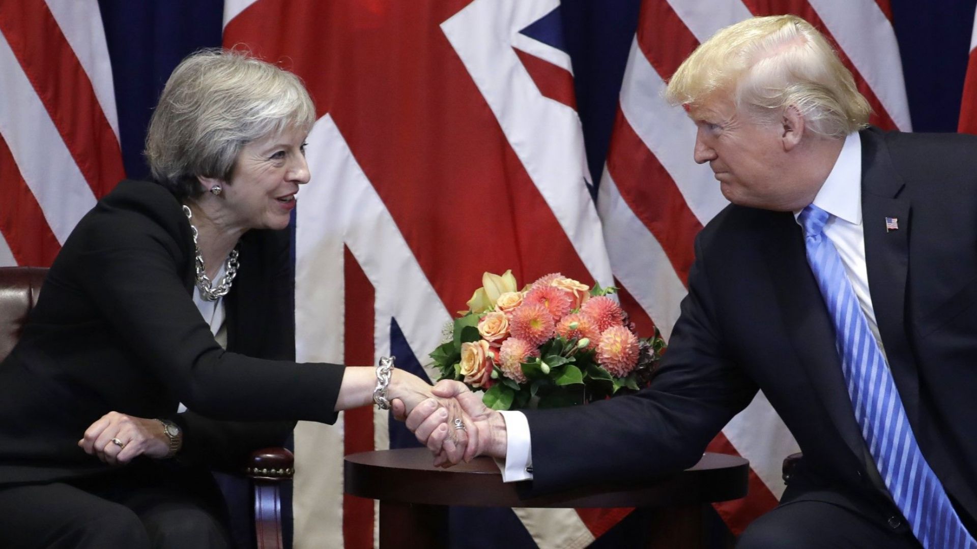 Британският премиер Тереза Мей и американският президент Доналд Тръмп обсъдиха
