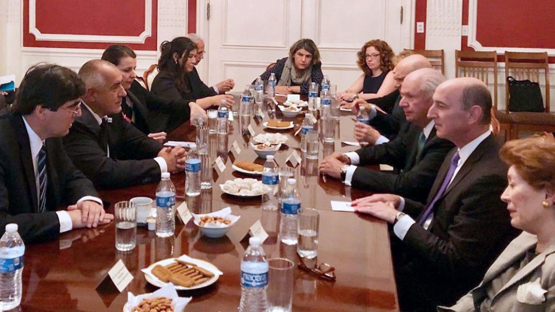 Министър председателят Бойко Борисов проведе среща с представители на американски еврейски