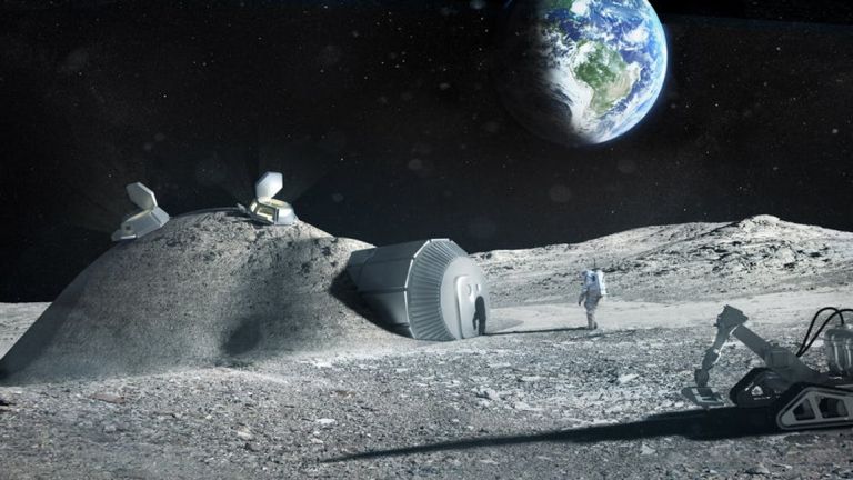 Джеф Безос подготвя апарат за кацане на Луната
