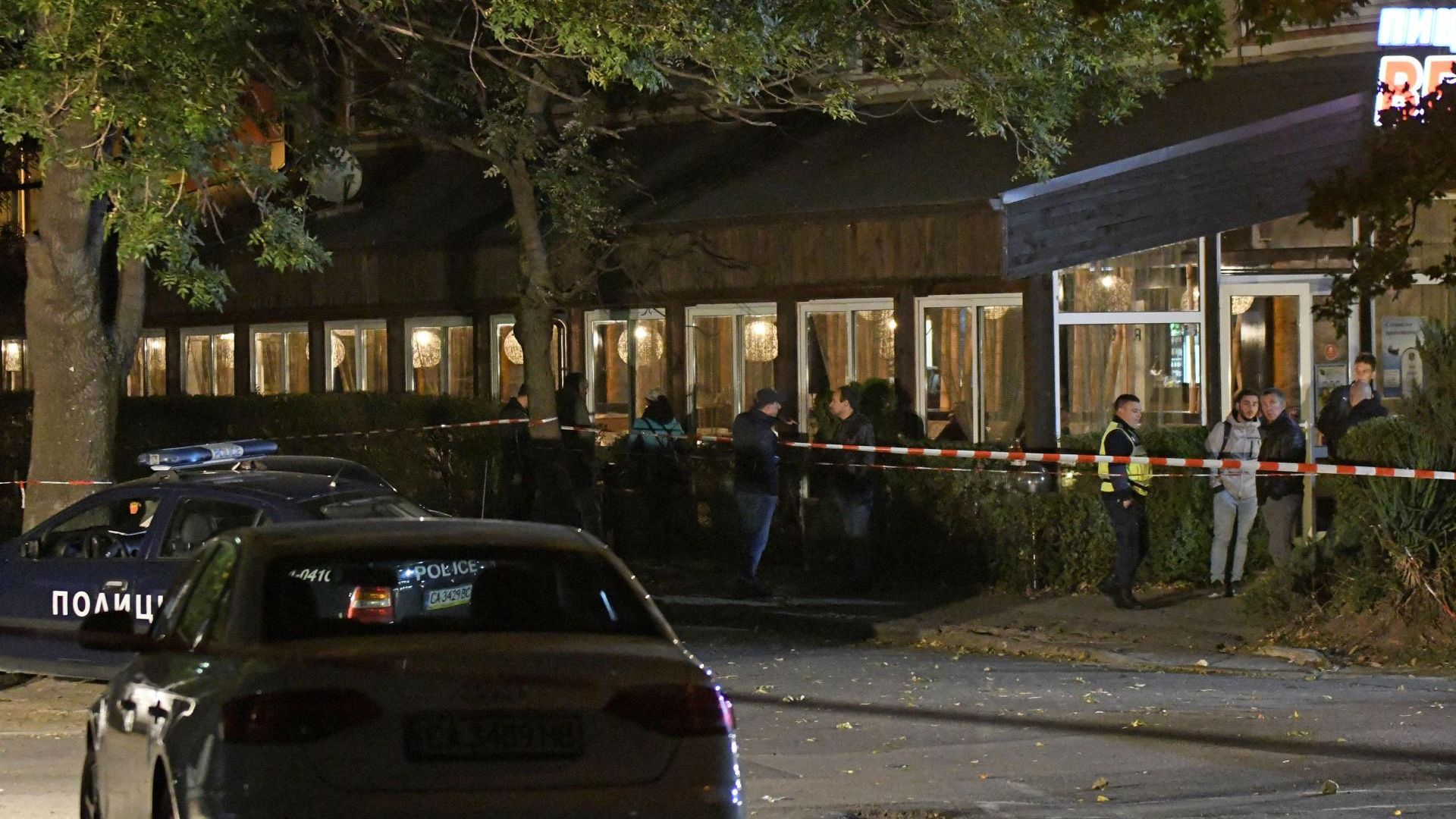 Охранител от фитнес зала която се намира в близост до