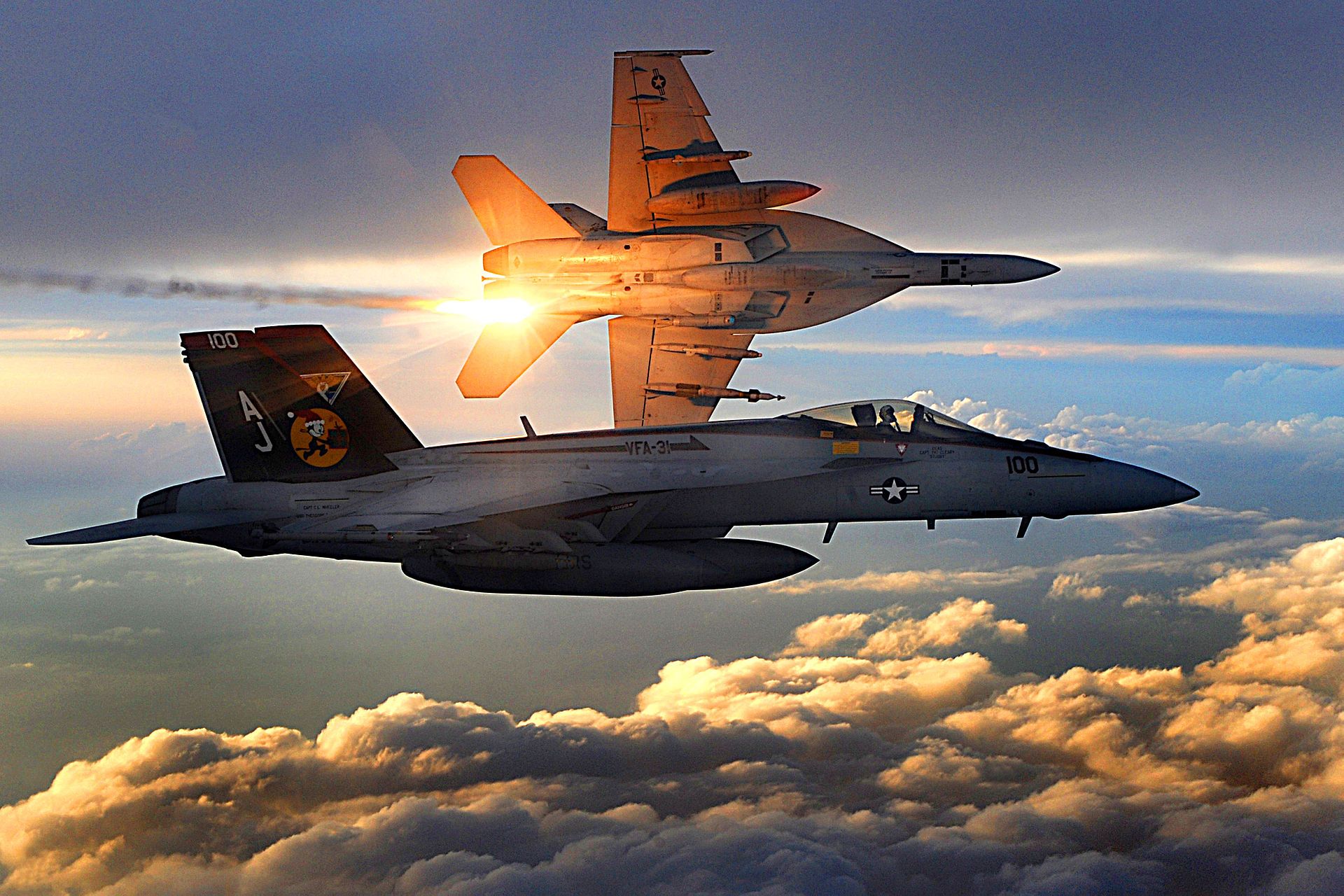 Палубен изтребител F-18 Super Hornet