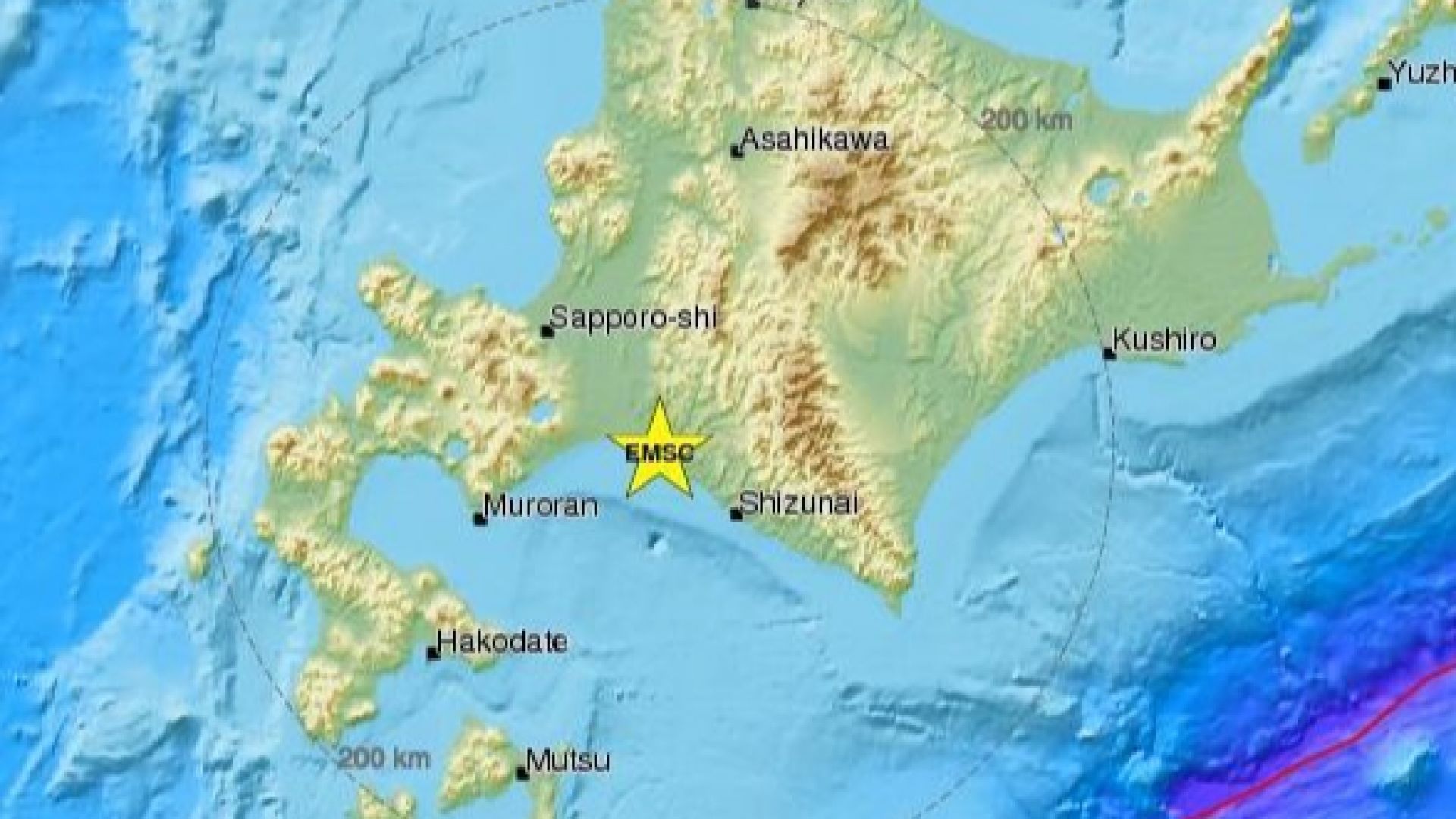 Земетресение с магнитуд 5 4 по скалата на Рихтер е регистрирано
