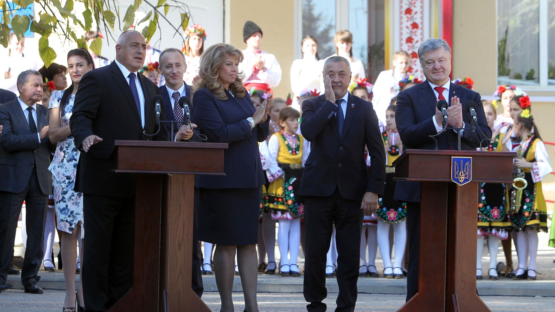 С украинския президент както и с кмета на Одеса е