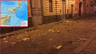 Силно земетресение удари Сицилия