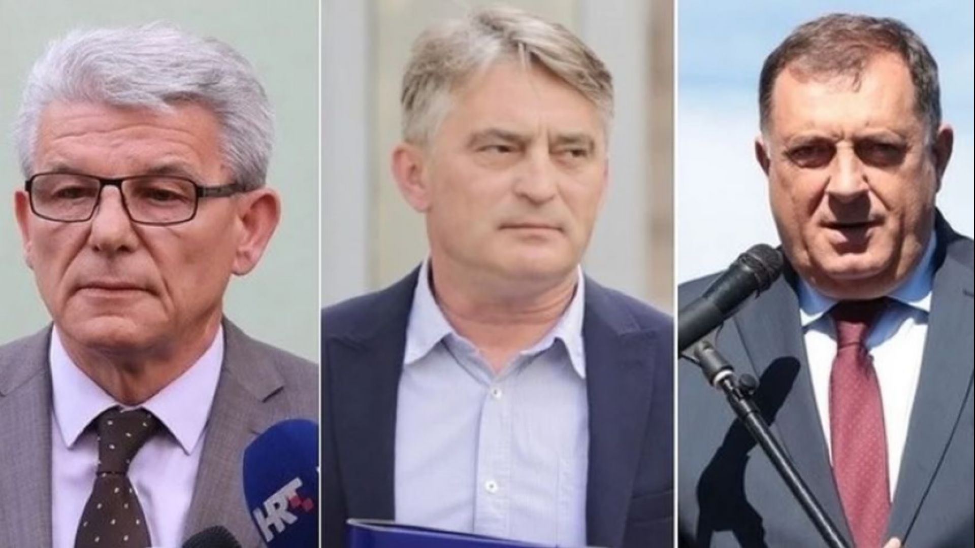 Националистическият лидер на босненските сърби Милорад Додик и кандидатът на