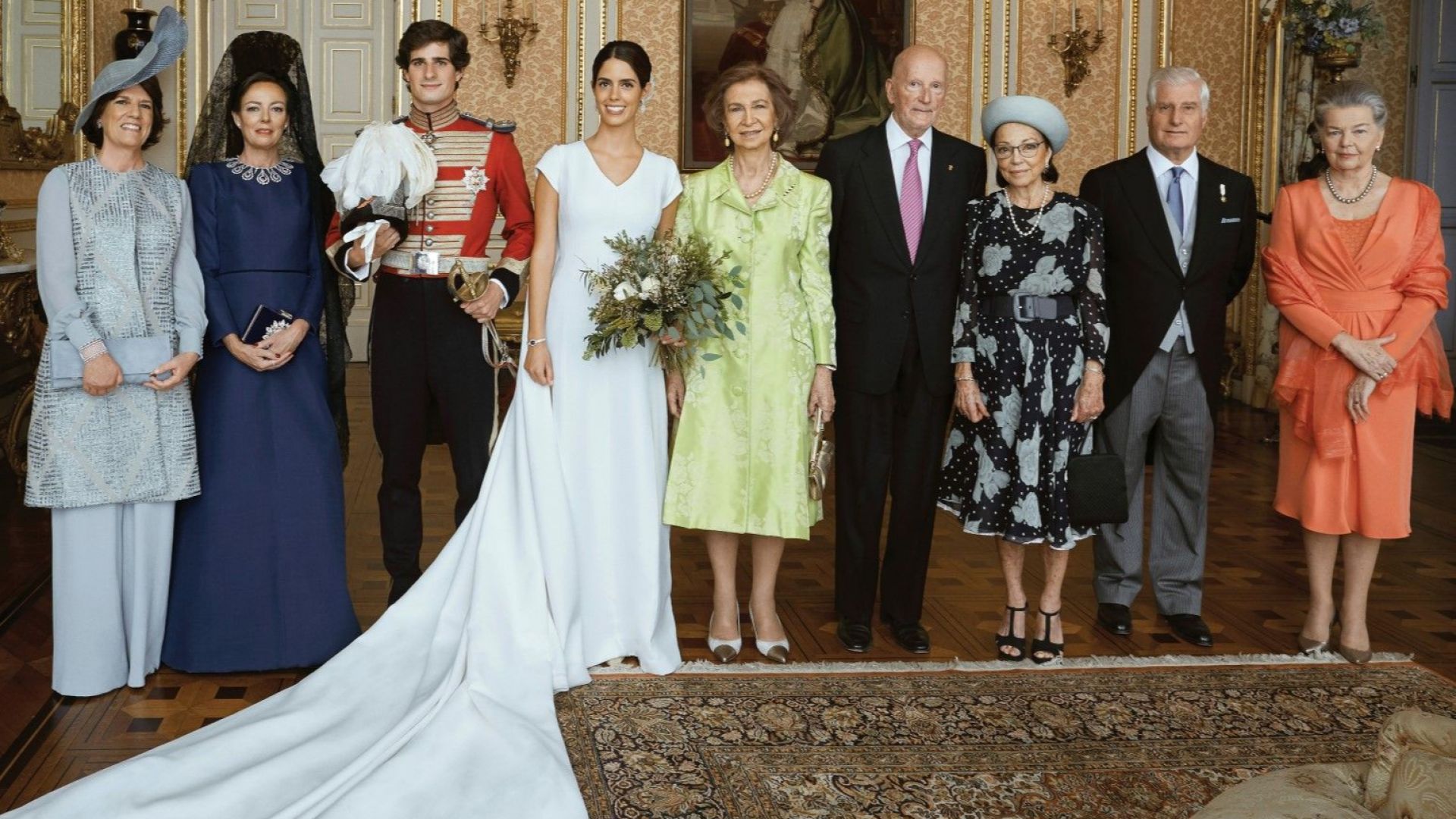 Симеон и Маргарита на сватбата на годината в испанския кралски двор (снимки)