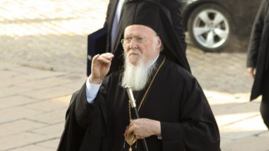 Вселенският патриарх Вартоломей който пристигна вчера на посещение в Съединените