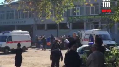 10 убити и много ранени при експлозия в кримски колеж (видео)