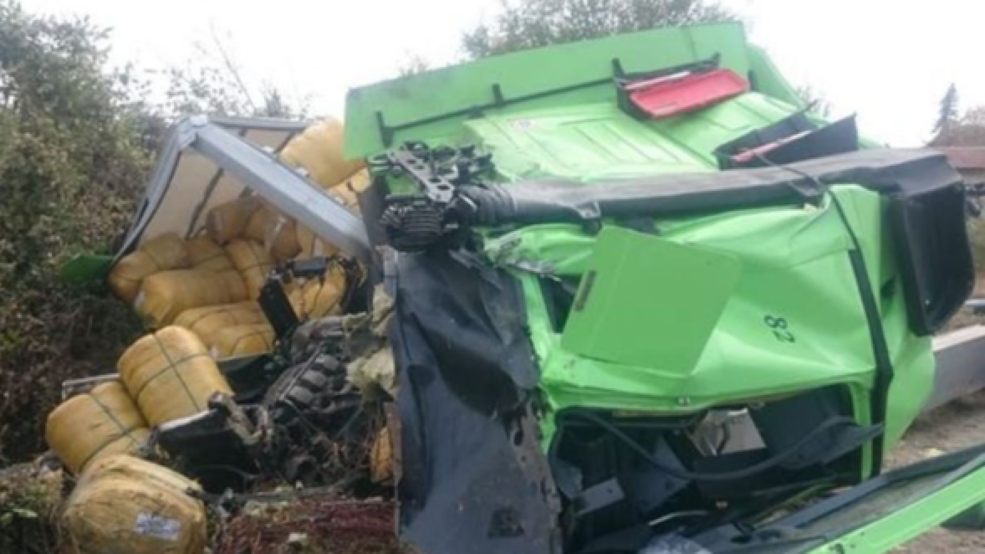 Пътен инцидент е станал на Околовръстен път на София преди