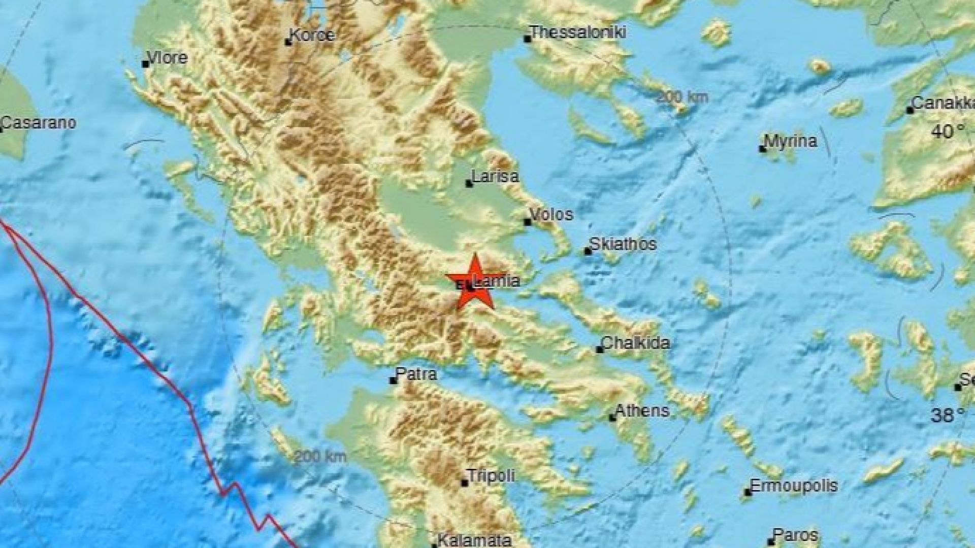 Ново земетресение в Гърция 