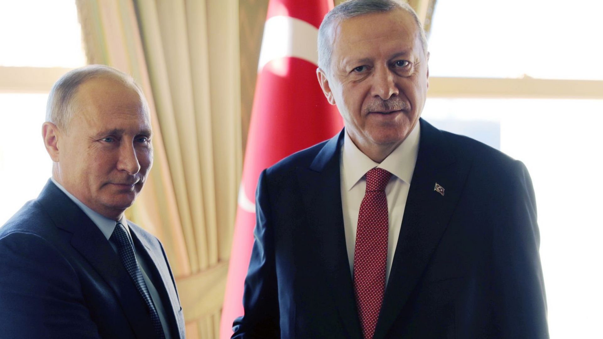 Ердоган обсъжда Сирия с Путин, Меркел и Макрон (снимки)