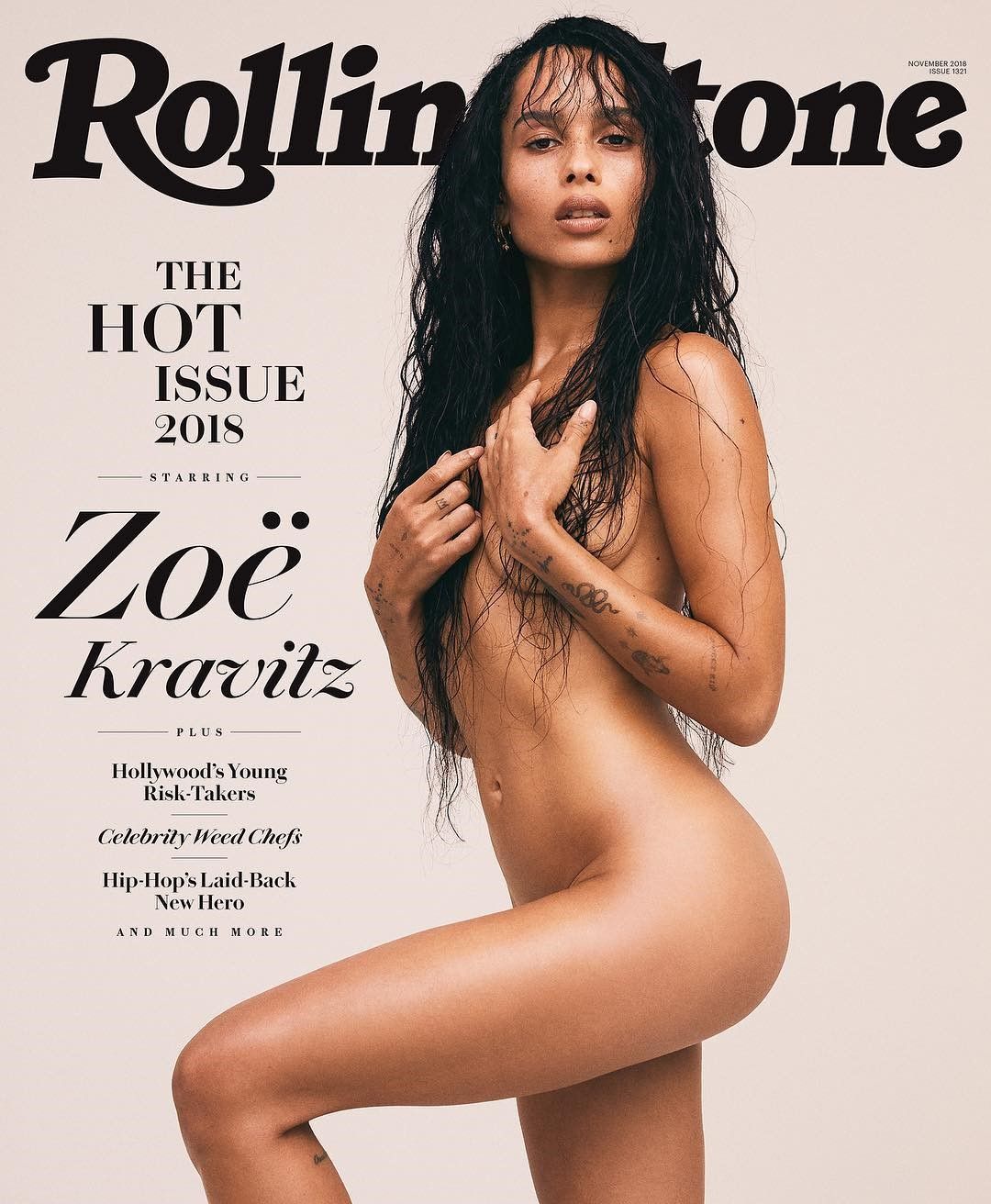 Зоуи Кравиц на корицата на Rolling Stone