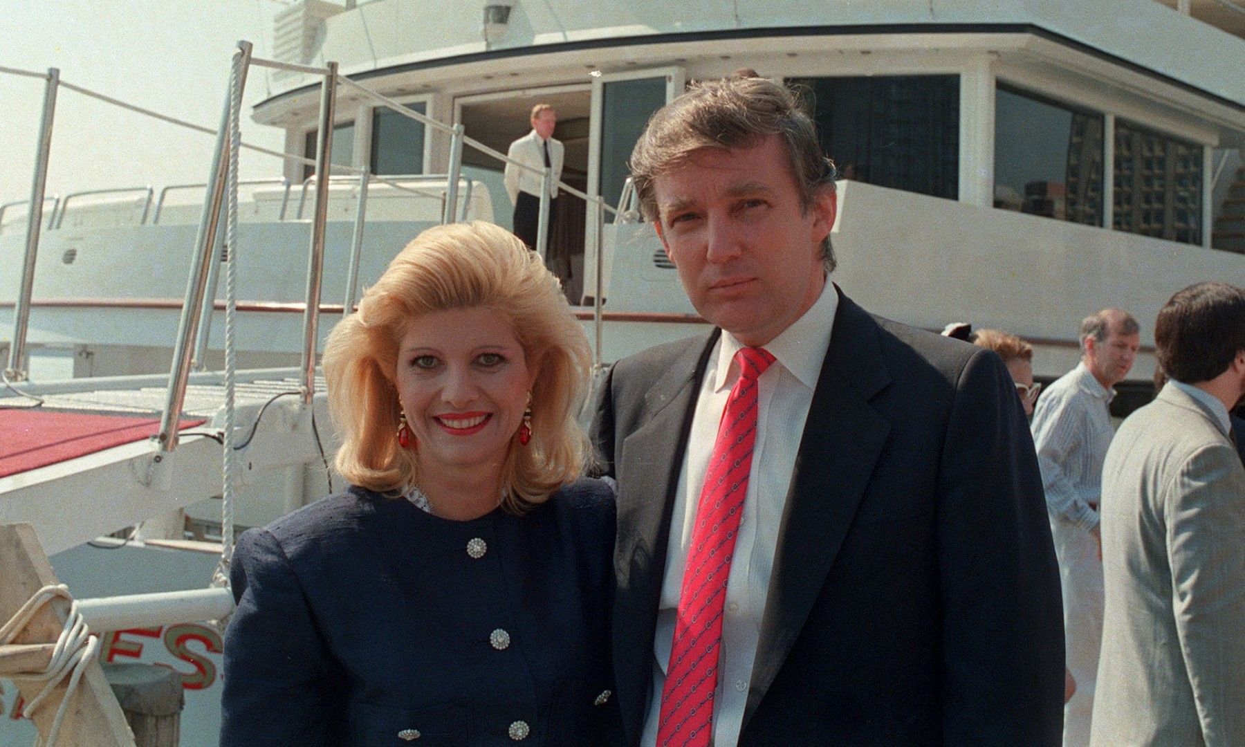 Доналд и Ивана Тръмп през 80-те години на 20 век