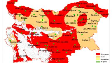 Продължава екстремната суша в Западна България