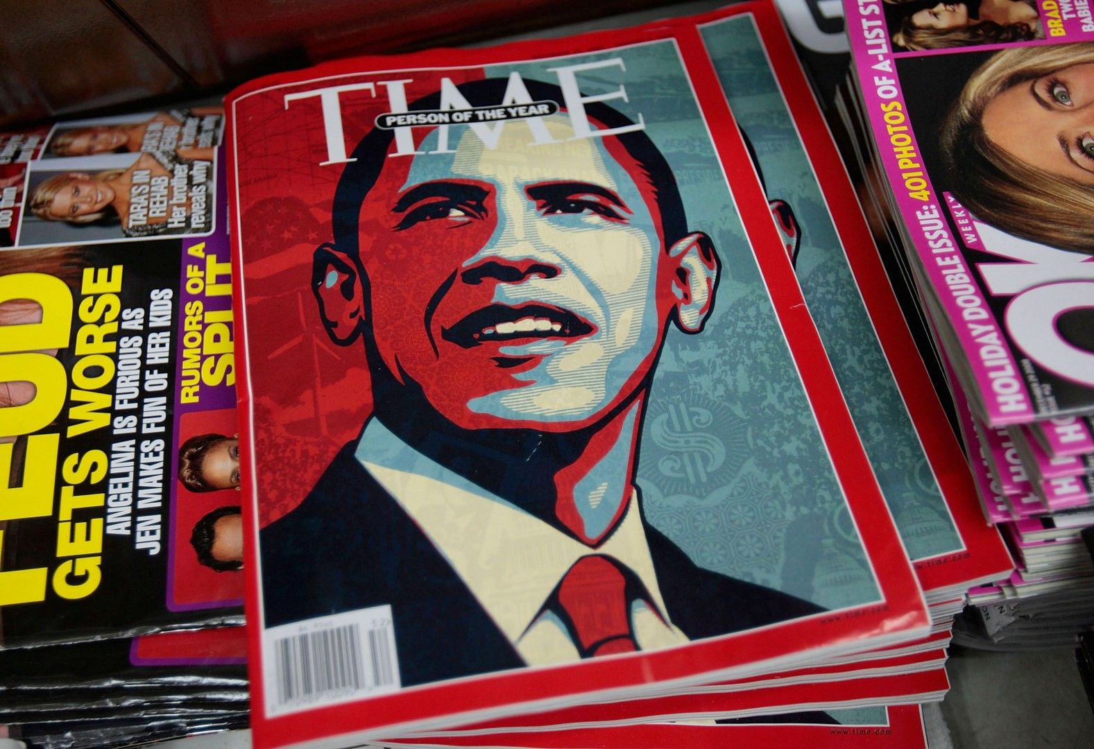 През декември 2008 г. сп. "Тайм" обяви новоизбрания президент на САЩ Барак Обама за "Личност на 2008 г."