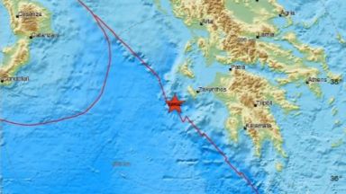 Земетресение с магнитуд 4,3 по Рихтер в Гърция
