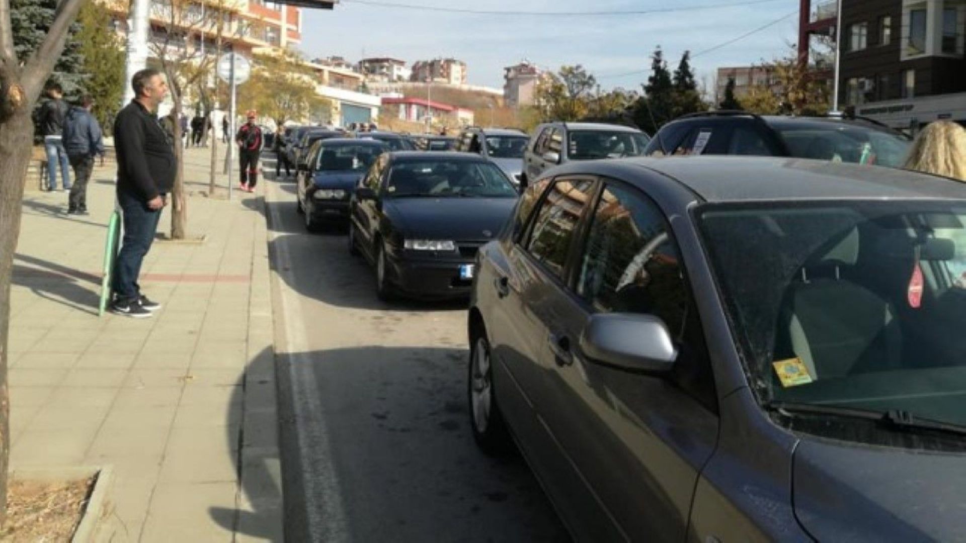 С автошествие шофьори от Ямбол Сливен и Благоевград протестираха срещу