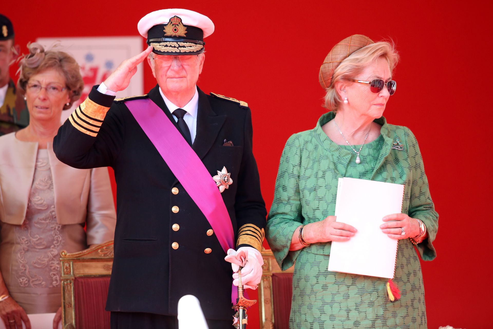 Кралят на Белгия Албер II и кралица Паола Кралят на Белгия Албер II и кралица Паола (архивни кадри)