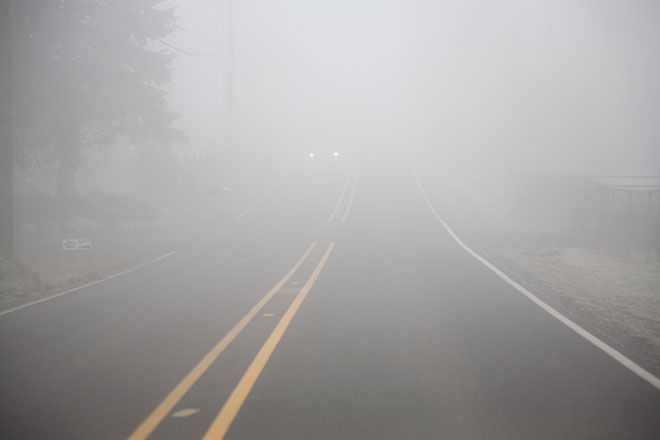 Пътищата са най-опасни при мъгливо време